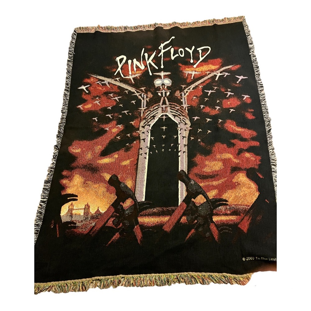 Pink Floyd “The Wall” VINTAGE Lrg Throw Blanket
